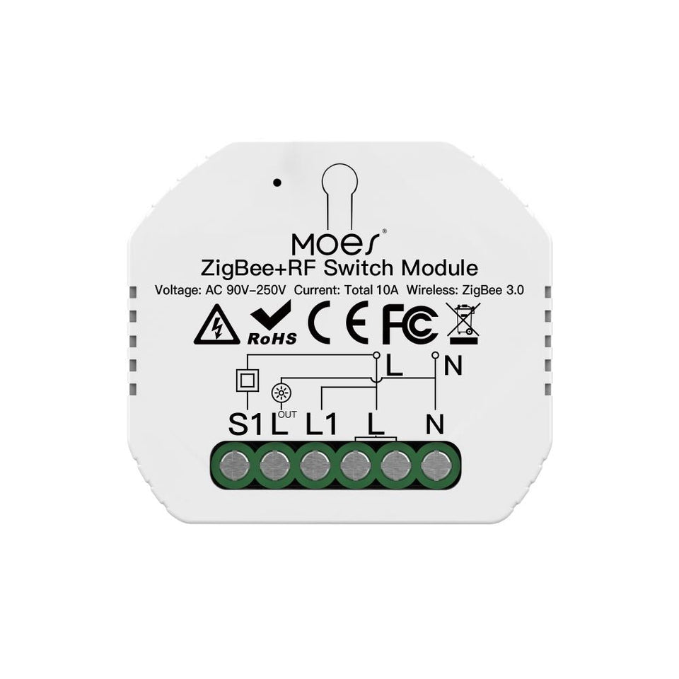 MOES ZRM-104-MS — โมดูลสวิตช์ไฟ